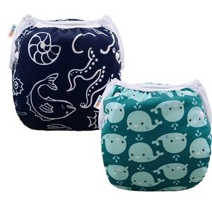 2/$10 New 2Pk of Alva baby swim diapers